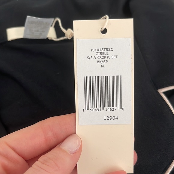 NWT Eberjey monogrammed pajama set - Picture 2 of 7